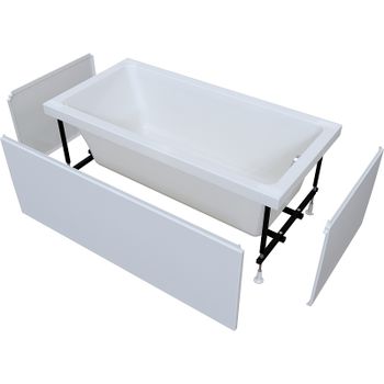 Акриловая ванна Radomir Vannesa Джоанна 140x70 2-01-0-0-1-252Р без гидромассажа — фото 8, Акриловые ванны