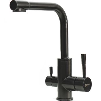 Смеситель для кухни Lemark Expert LM5061BLN Черный — фото 1, Смесители для кухни