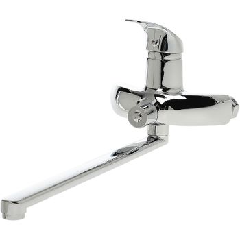 Смеситель для ванны Agger Glad A1521100 универсальный Хром — фото 1, Смеситель для ванны