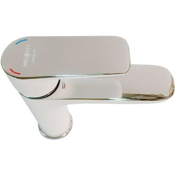 Смеситель для раковины Melodia della vita Rumba MDV35320wt Белый Хром — фото 2, Смесители для раковины