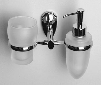 Товар: Аксесс Main K-9289 Держатель стакана и дозатора (блистер), хром, WasserKRAFT - фото 2 Аксесс Main K-9289 Держатель стакана и дозатора (блистер), хром, WasserKRAFT — фото 2, Дозаторы