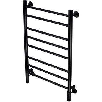 Электрический полотенцесушитель Comfysan Luce EC-8 80x50 013479 Черный матовый — фото 1, Электрические полотенцесушители