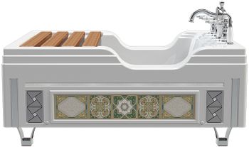 Акриловая ванна Radomir Тахарат 120х80 1-01-0-0-1-166 Белая — фото 6, Акриловые ванны