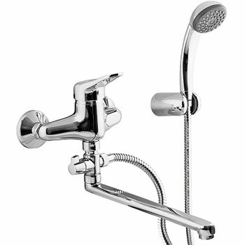 Смеситель для ванны Remer Kiss K4930330DEVVT универсальный Хром — фото 1, Смеситель для ванны