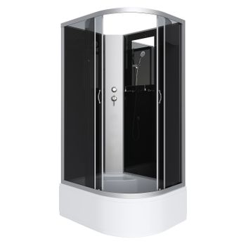 Душевая кабина Niagara Classic NG-2510-14LBK (120х80х200) высокий поддон(40см),стекло тонированное,4 — фото 2, Душевые кабины