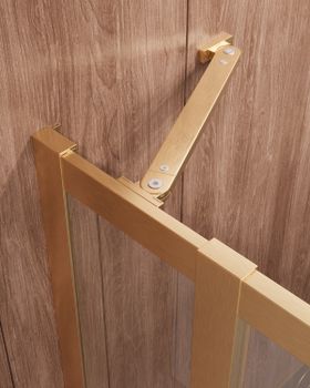 Душевой уголок CEZARES MOLVENO-A-22-90+30-C-BORO-IV — фото 6, Квадратные душевые уголки