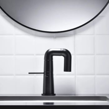 Смеситель для раковины Haiba HB10813-7 Черный матовый — фото 5, Смесители для раковины