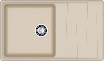 GRANFEST Мойка LEVEL 860L 1-чаша+крыло 860*500мм кашемир арт.GF- — фото 2, Кухонные мойки