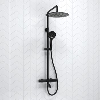 A288.160.078.BM Thermo Душевой комплект с термостатическим смесителем — фото 1, Душевые стойки