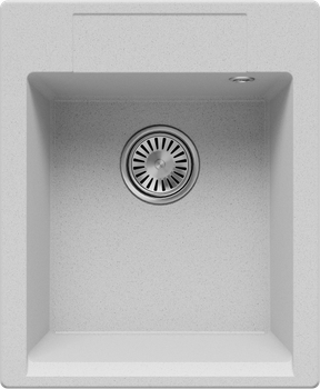 Кухонная мойка Polygran ARGO-420 (№314 Светло-серый) — фото 1, Кухонные мойки