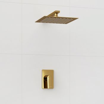 A55180 Встраиваемый комплект для душа с верхней душевой насадкой — фото 2, Встраиваемые душевые комплекты