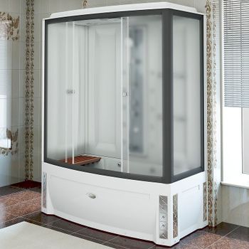 Душевой бокс Radomir Элис К1 168x85 L 1-04-6-1-4-0951 с баней с гидромассажем — фото 1, Душевые боксы