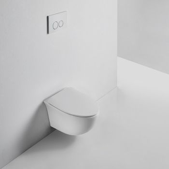 Унитаз Bond F05-10 подвесной Белый с сиденьем Микролифт — фото 3, Подвесные унитазы