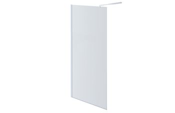 AQ WIW 09020CH Душевая перегородка Walk in с держателем 900x2000 профиль хром, стекло прозрачное (ст — фото 1, Душевые перегородки