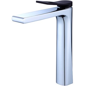 Смеситель для раковины Bronze de Luxe Element EL21CB Хром Черный — фото 1, Смесители для раковины