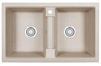 Granula-8101, ПИРИТ, кухонная мойка, кварц — фото 1, Кухонные мойки
