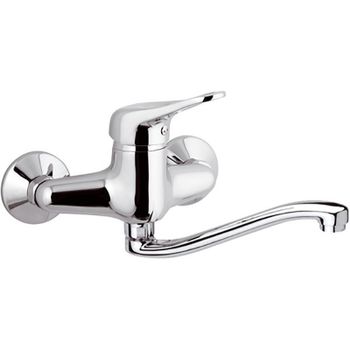 Смеситель для кухни Remer Kiss K41S Хром — фото 1, Смесители для кухни