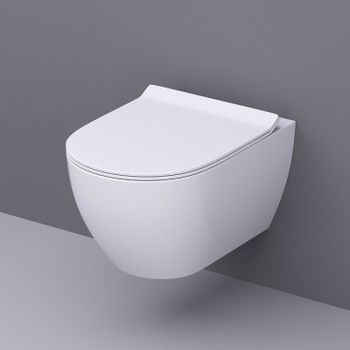 Унитаз Bond F01-10 подвесной Белый с сиденьем Микролифт — фото 1, Подвесные унитазы