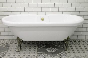 Акриловая ванна Radomir Леоннеса 1 175х80 1-01-4-0-9-138 Белая с ножками бронза — фото 3, Акриловые ванны