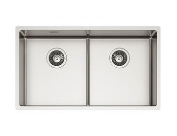 Мойка для кухни NOX 80 BRS 762x440x200 в комплекте с интегрированным сифоном — фото 1, Кухонные мойки