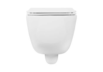 Унитаз подвесной с функцией биде безободковый фарфоровый AQUATEK ДИВА AQ2012B-00 510*350*360 мм, гор — фото 6, Подвесные унитазы