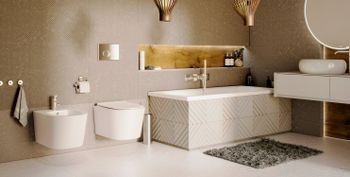 Биде подвесное AQUATEK ОБЕРОН/ БЕТТА AQ0516-00, 535*365*245 мм, цвет белый — фото 3, Биде подвесные