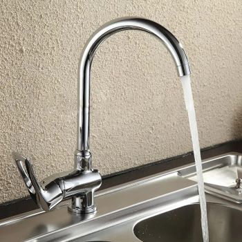 Смеситель для кухни Haiba HB4066 Хром — фото 3, Смесители для кухни