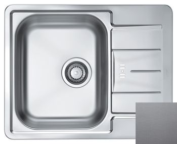 Мойка для кухни LINE 60 NAT-90 615X500 в компл. с сифоном 1064388, — фото 1, Кухонные мойки
