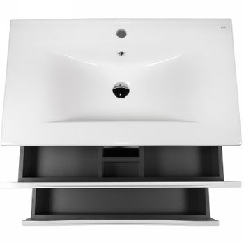 Раковина Bond 80 S05-800 Белая глянцевая — фото 7, Раковины встраиваемые сверху