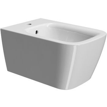 Биде GSI Nubes 9665111 подвесное Белое — фото 1, Биде подвесные