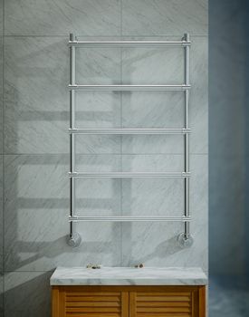 Водяной полотенцесушитель Margaroli Sole 442-5 4424705CRN Хром — фото 8, Водяные полотенцесушители