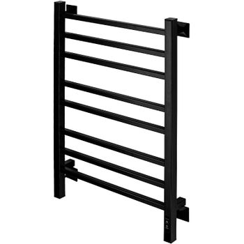 Электрический полотенцесушитель Comfysan Pioli-K EC-8 80x50 014315 Черный матовый — фото 1, Электрические полотенцесушители
