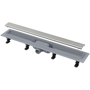 Душевой лоток Alcaplast Simple AG100201850 (APZ9-850M) с решеткой Хром — фото 1, Душевые лотки