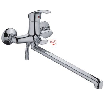 Смеситель для ванны Haiba HB2236 универсальный Хром — фото 3, Смеситель для ванны