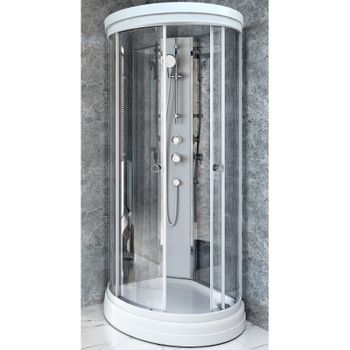 Душевая кабина Radomir Стронг 90x90 1-05-1-0-0-1800 без гидромассажа — фото 1, Душевые кабины