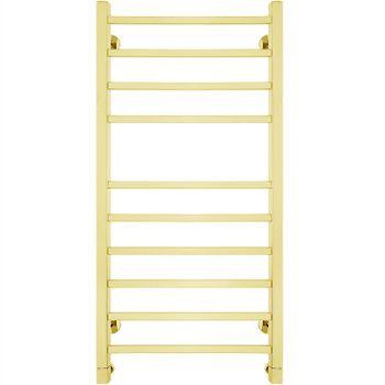 Водяной полотенцесушитель Domoterm Квадро П10 500x1000 Золото — фото 1, Водяные полотенцесушители