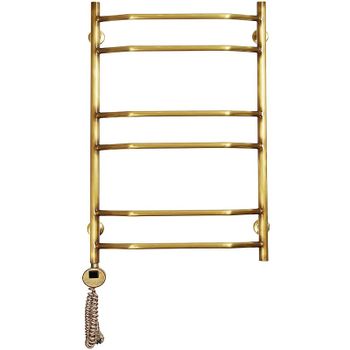 Электрический полотенцесушитель Domoterm Лаура П6 600x800 АБР EL Античная бронза — фото 1, Электрические полотенцесушители