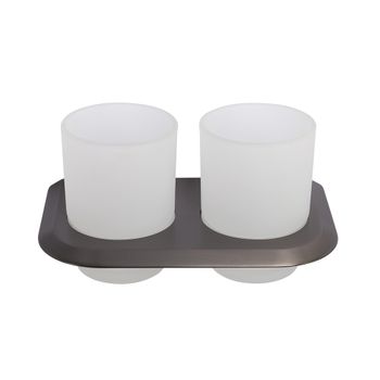 Стакан подвесной двойной CEZARES LINER-TUMDS-GM — фото 2, Аксессуары для раковины