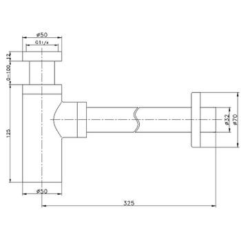 Товар: Сифон для раковины Raglo R600.20.23 Золото глянцевое - фото 2 Сифон для раковины Raglo R600.20.23 Золото глянцевое — фото 2, Сифоны для раковины