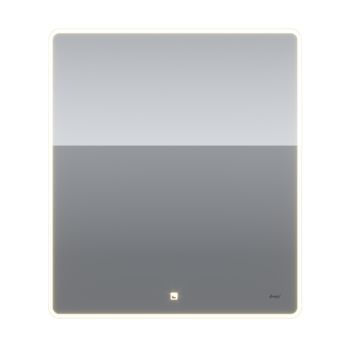 Зеркало POINT, 70x80 см, сенсорный выключатель, LED-подсветка — фото 4, Зеркала в ванную комнату