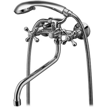 Смеситель для ванны Lemark Promotion LM6041C универсальный Хром — фото 1, Смеситель для ванны