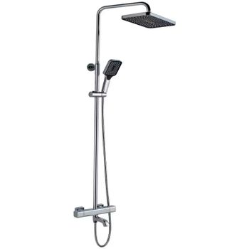 Душевая система ALMAes GaLaxy SDI-1803 с термостатом Хром — фото 1, Душевые стойки