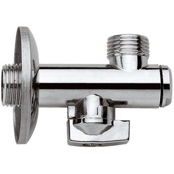 Запорный вентиль Remer 1231234 Хром — фото 1, Комплектующие для туалета