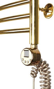 Электрический полотенцесушитель Domoterm Калипсо П10 500x800 ER Золото — фото 3, Электрические полотенцесушители