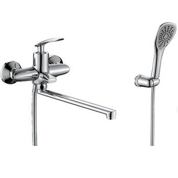 Смеситель для ванны Rush Island IS6535-51 универсальный Хром — фото 1, Смеситель для ванны