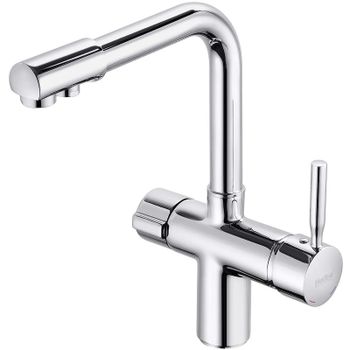 Смеситель для кухни Haiba HB70088 Хром — фото 1, Смесители для кухни