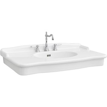 Раковина Artceram Hermitage 112 HEL004 01 00 Белая — фото 1, Раковины встраиваемые сверху