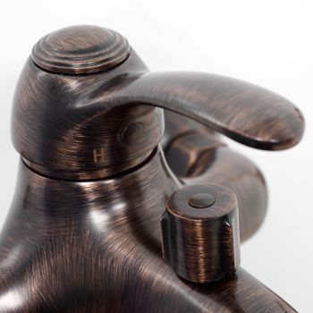 Isar 1301 Смеситель для ванны с коротким изливом — фото 4, Смеситель для ванны