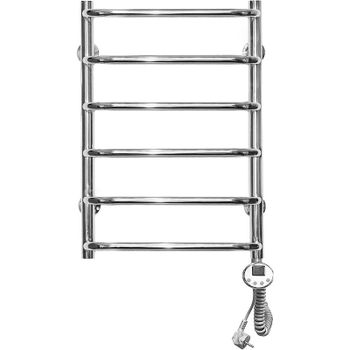 Электрический полотенцесушитель Domoterm Стефано П6 400x600 ER Хром — фото 1, Электрические полотенцесушители