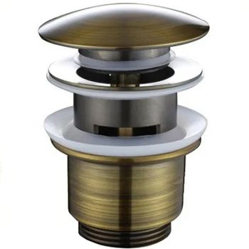 Донный клапан Margaroli 304LOB click-clack Бронза — фото 1, Донные клапаны